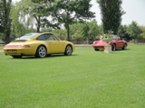 Fotoshoot met drie bijzondere Porsches!
