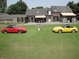 Fotoshoot met drie bijzondere Porsches!