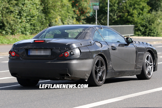 Spyshots: nieuwe Mercedes-Benz SL63 AMG opgedoken