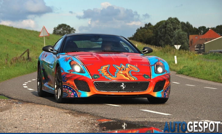 Kunstwerk van de dag: Ferrari 599 GTO 