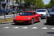 Gespot: Ferrari 360 Modena replica in Knokke-Heist