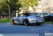 Topspot: zilveren Porsche 997 Speedster
