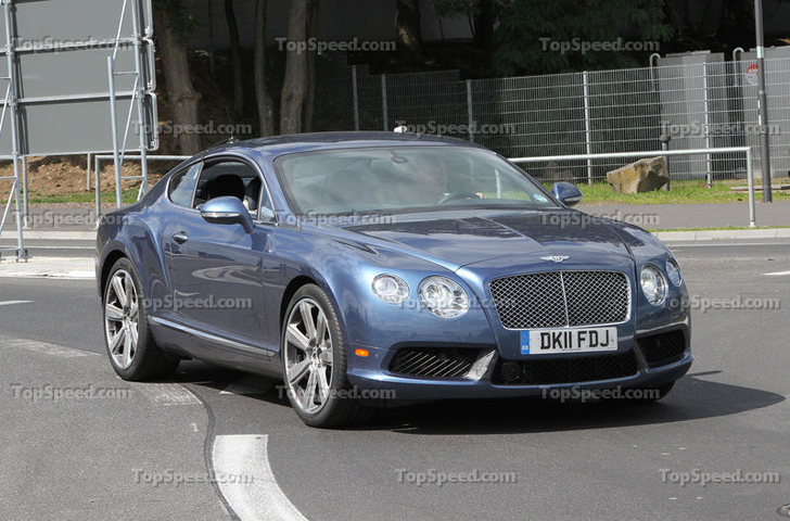 Bentley Continental GT Speed naakt gesnapt