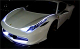 Filmpje: Ferrari 458 Italia Oakley Design "kermis-edition"