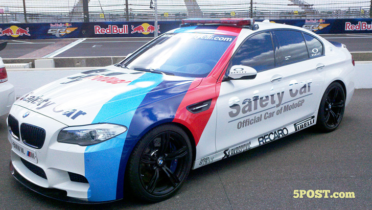 BMW M5 F10 ook te gebruiken als safety car