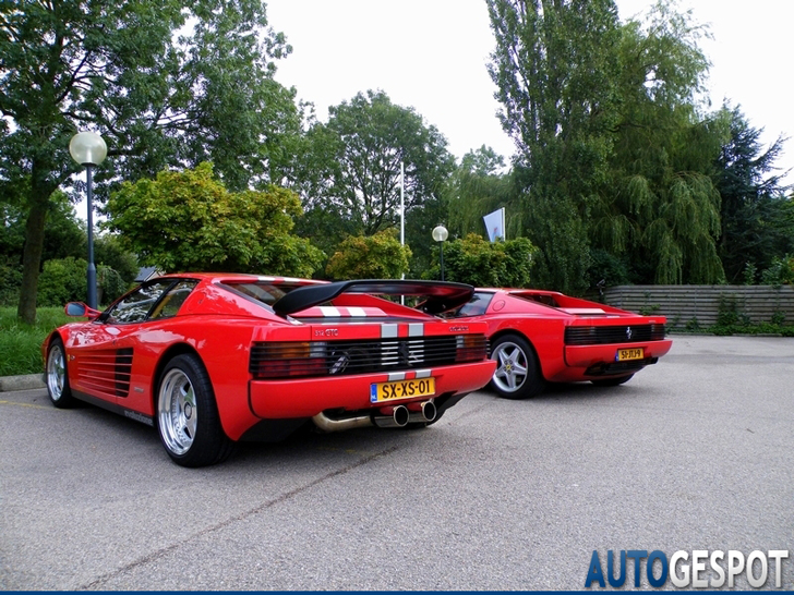 Gespot: Ferrari Testarossa met custom onderdelen