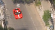 Snerpend hard geluid uit een Ferrari Challenge Stradale