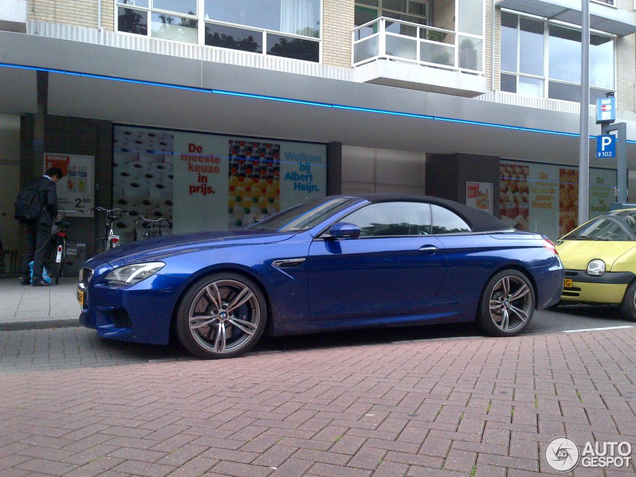 Gespot: BMW M6 Cabriolet op Nederlandse platen