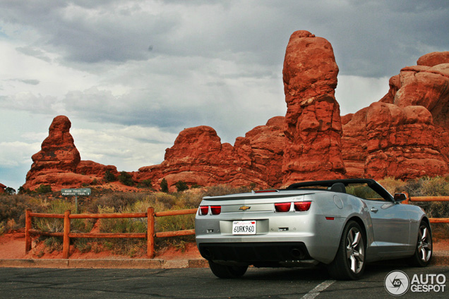 Arches National Park laat Chevrolet Camaro schitteren op foto's