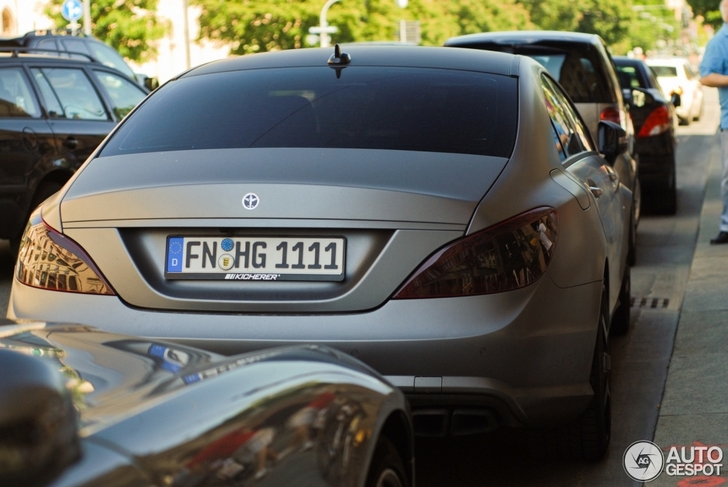 Krachtige bruut gespot met de Mercedes-Benz Kicherer CLS 63 AMG C218