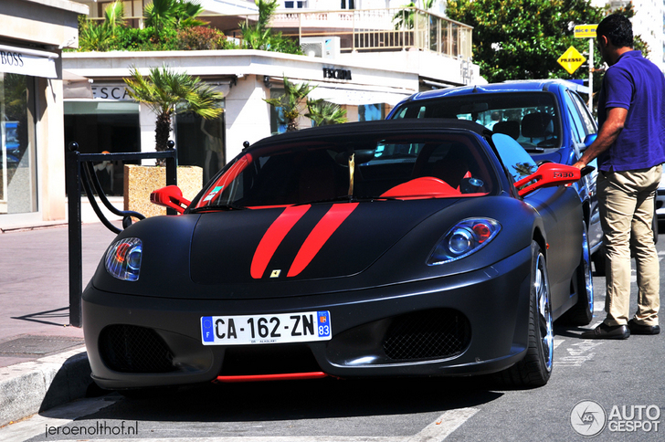 Very brutal Ferrari F430 Spider spotted in Cannes