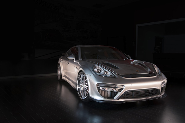Tuner Gintani uses a lot of carbon fiber on their Porsche Panamera