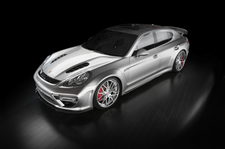 Tuner Gintani uses a lot of carbon fiber on their Porsche Panamera