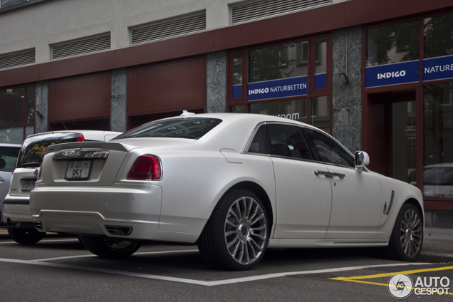 Mission accomplished: third Mansory White Ghost Limited spotted!