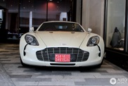 Stunning in white as well: Aston Martin One-77
