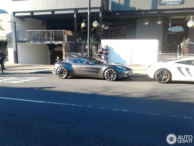 Enige Aston Martin One-77 in Australië vastgelegd