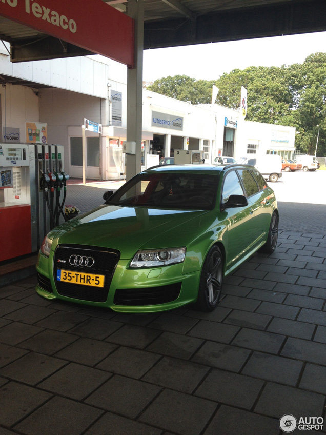 Unieke Audi RS6 Avant Plus in de kleur Javagreen gespot