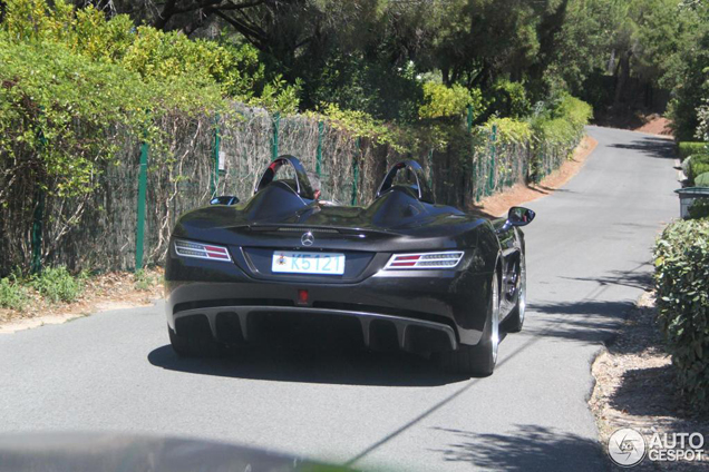 Eerste zwarte Mercedes-Benz SLR McLaren Stirling Moss gespot