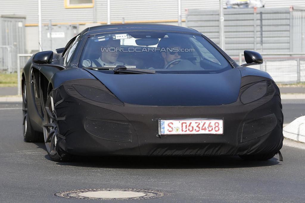 McLaren 12C Spider ondergaat binnenkort een neuscorrectie