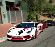 Spotkane: Lamborghini Aventador LP700-4 Chrisa Browna! 