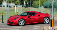 First Alfa Romeo 4C captured on the streets