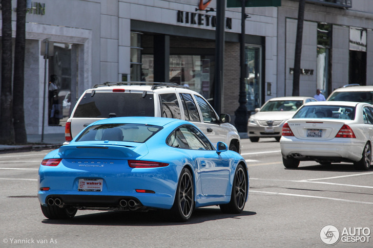 Kleur Mexico Blue brengt het exotische naar de Porsche 991 Carrera S