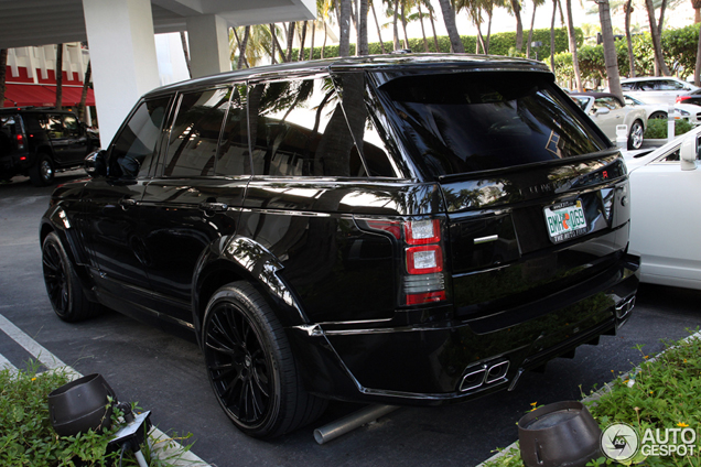 Badass Range Rover gespot! De CLR R door Lumma Design