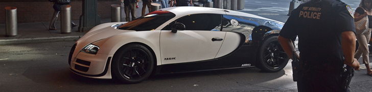 Avvistata una Bugatti Veyron 16.4 Super Sport Pur Blanc a New York