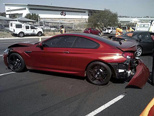 Ongelukken met dure auto's dagelijkse kost in Johannesburg