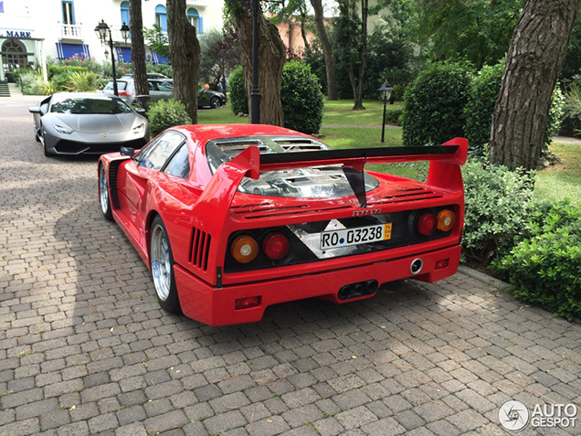 Extreem zeldzame Ferrari F40 LM Michelotto gespot