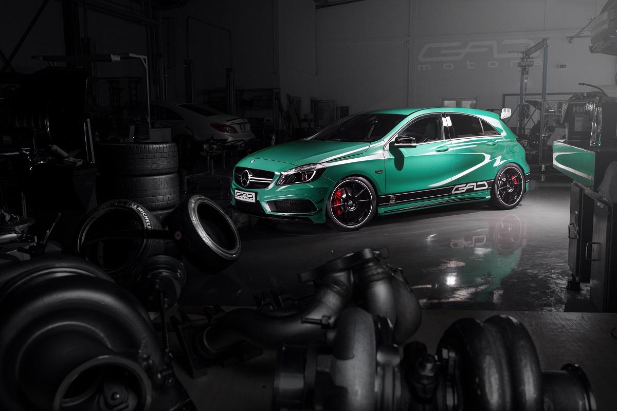 GAD Motors geeft Mercedes-Benz A 45 AMG meer power