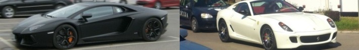 Primećeni u Budvi: Ferrari 599 GTB i Lamborghini Aventador LP700-4