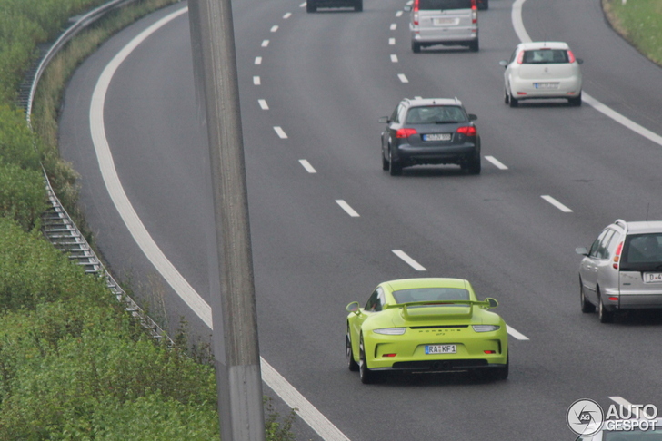 Hoe groen wil jij je Porsche 991 GT3?