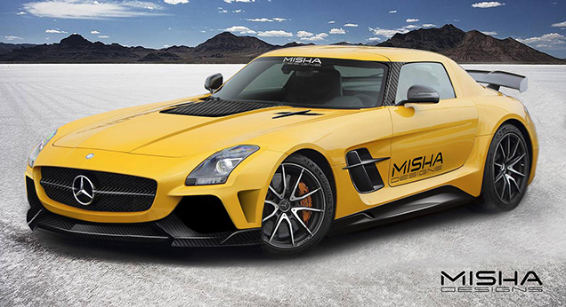 Misha Design neemt Mercedes-Benz SLS AMG onder handen 