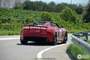 Jaguar F-Type with a bump in Spain