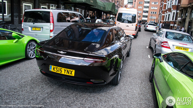 Aston Martin Lagonda ook in Londen aangekomen