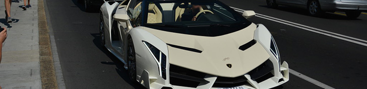 兰博基尼 Veneno Roadster 意外现身日内瓦