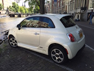 Opmerkelijk: Fiat 500e in Amsterdam