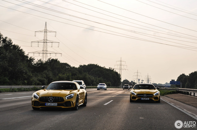 Combo: Mercedes-AMG GT én GT R in Solarbeam Yellow!