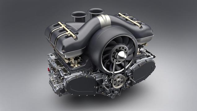 Singer komt met haar visie op de luchtgekoelde boxermotor: 500 pk!