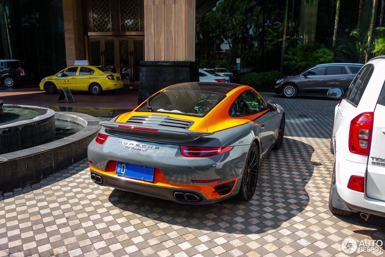 Porsche 991 Turbo S in duo tone kleur
