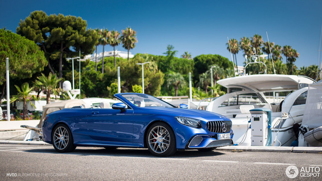 AMG S63 Cabriolet is a yacht on 4-wheels