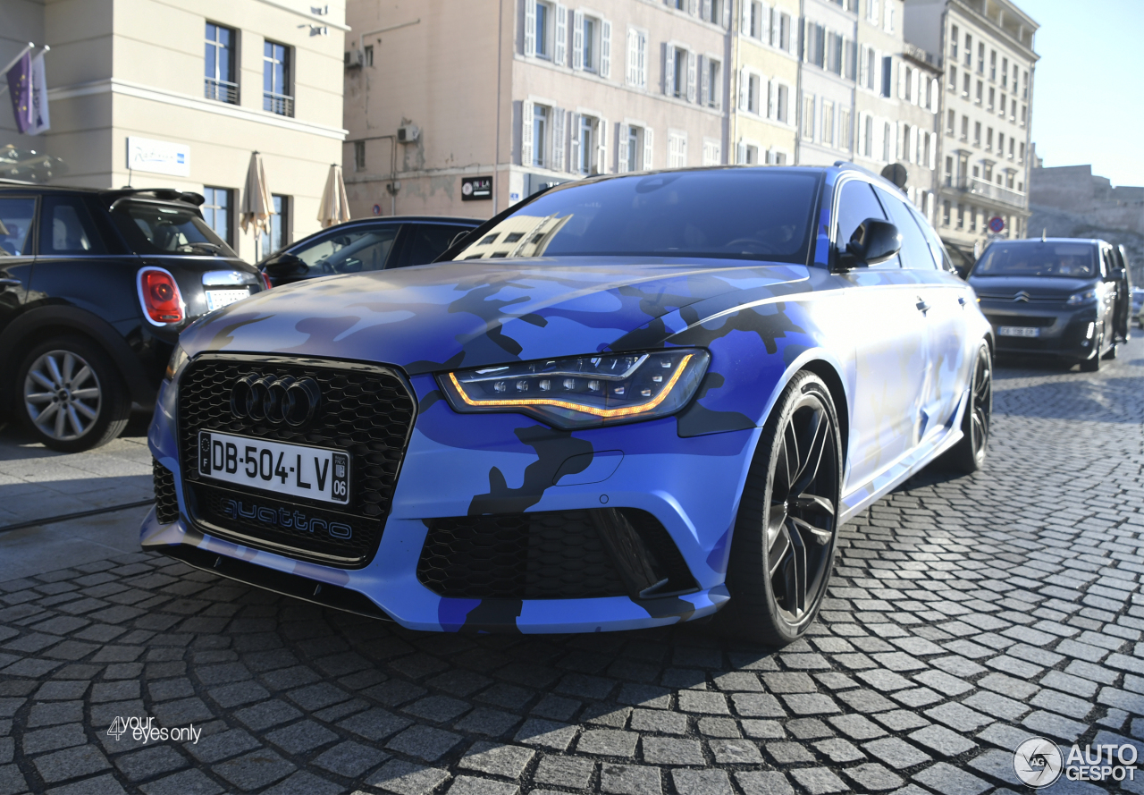 Kleurige RS6 Avants fleuren het straatbeeld op