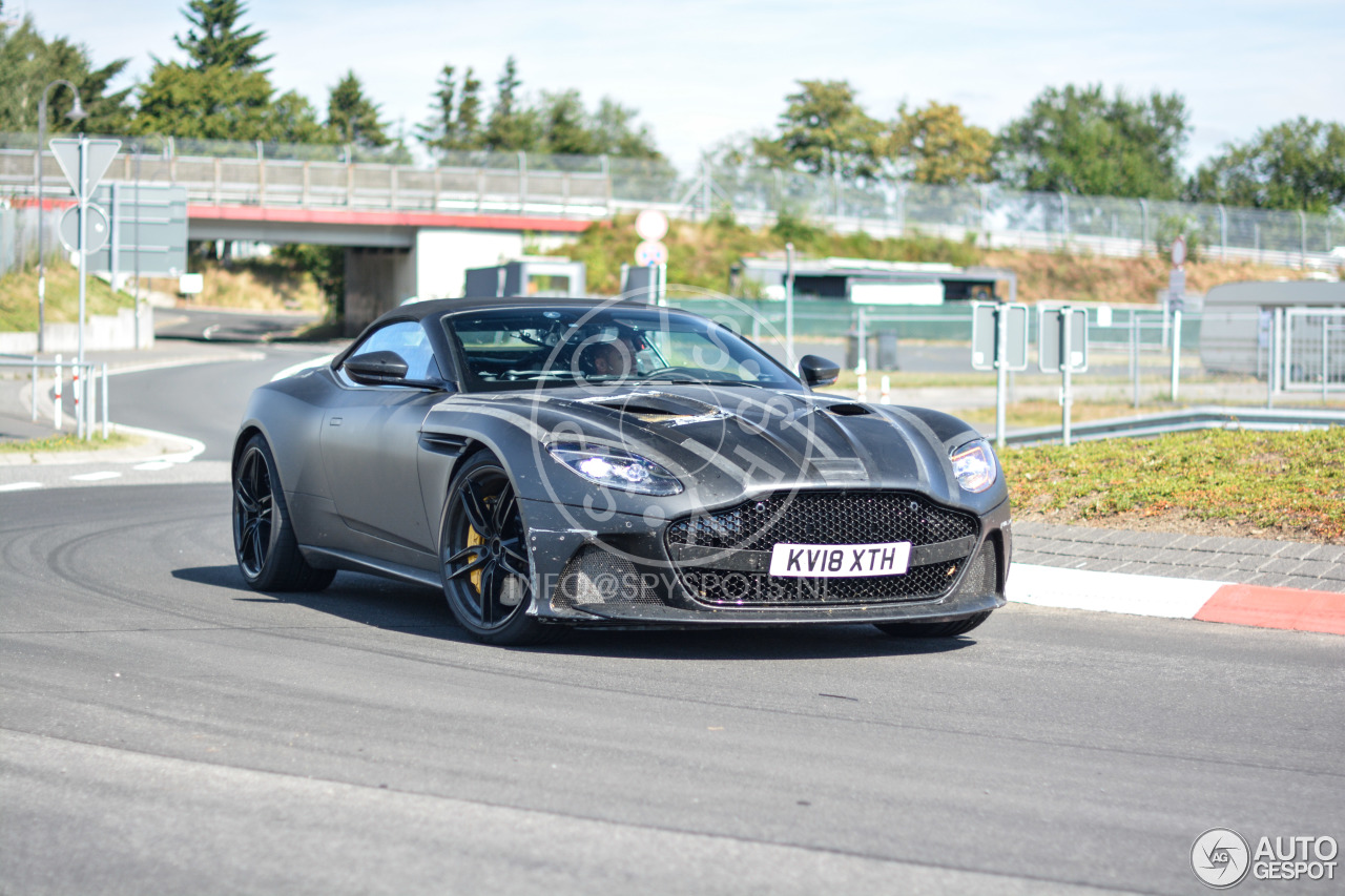 谍照：阿斯顿马丁 DBS Superleggera Volante