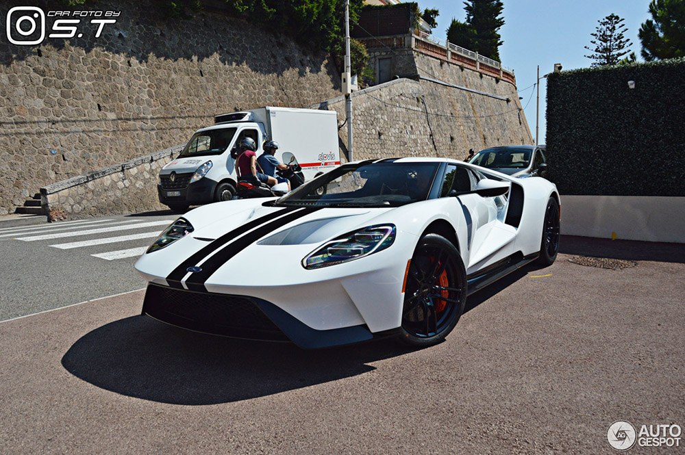 Ford GT 2018 vermaakt zich in Monaco