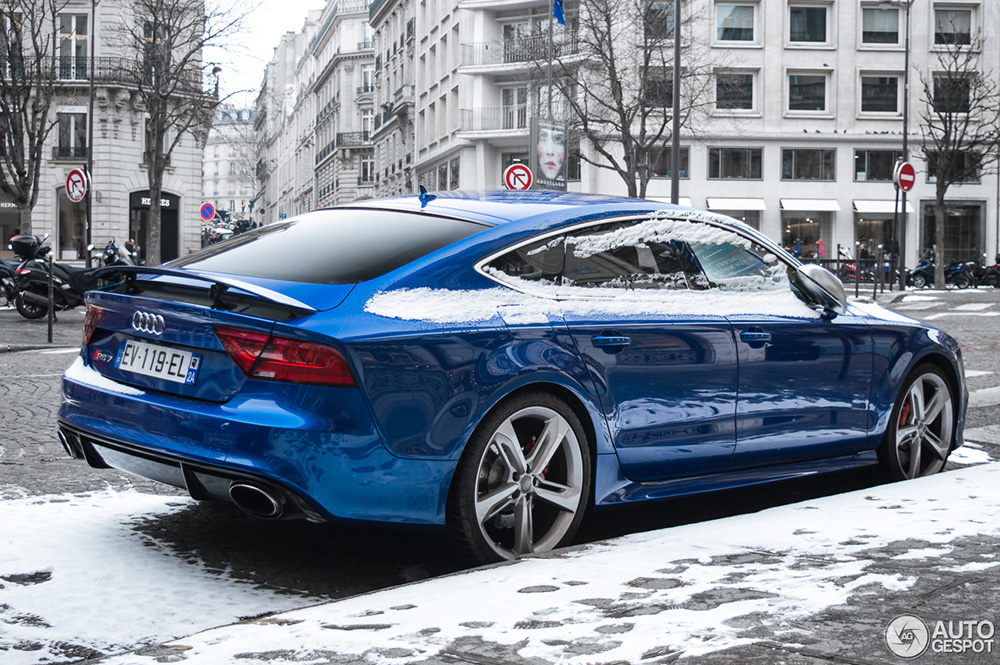 Spontaan koudefront treft Audi RS7 Sportback