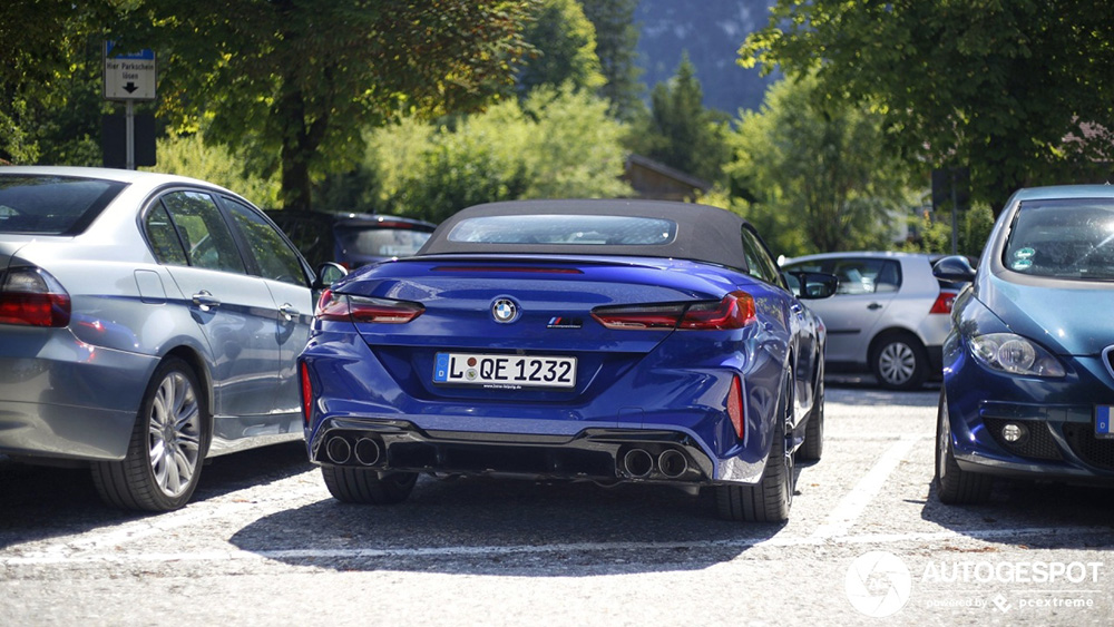 Dit is de BMW M8 Cabriolet Competition op straat!