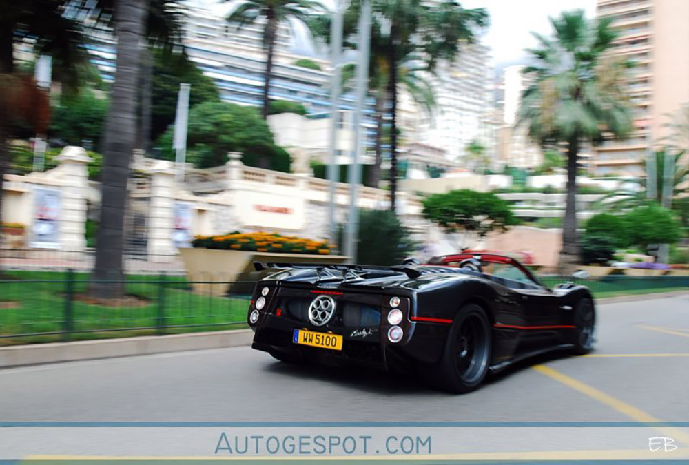 Vandaag tien jaar geleden: Pagani Zonda C12-F Roadster in Monaco