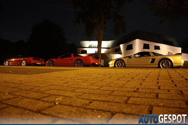 Spot van de dag: driemaal Honda NSX