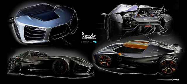 Donto Motorsport Company laat tekeningen van Donto P1 zien